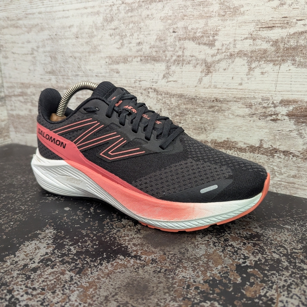 Womens Salomon Aero Blaze Road Running Shoes Sz 7 Used 472085 Racing - Picture 2 of 7